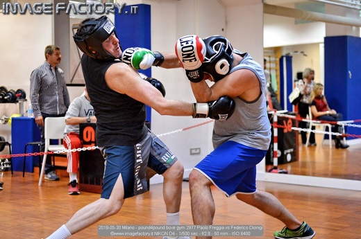 2019-05-30 Milano - pound4pound boxe gym 2977 Paolo Freggia vs Federico Dionigi